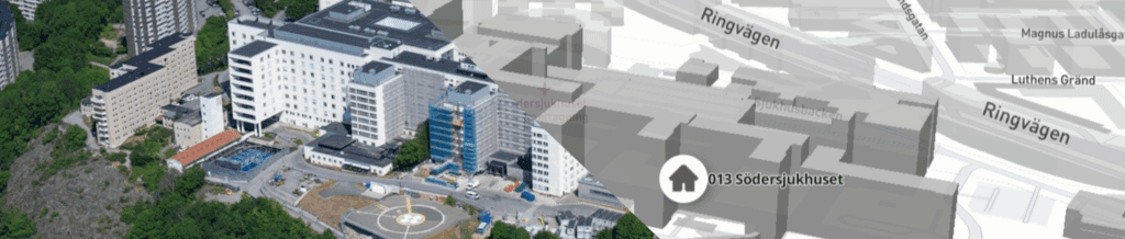 södersjukhuset yta
